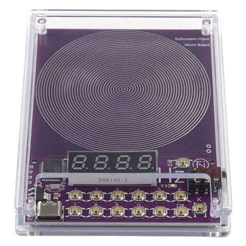 7.83Hz Sine Wave Frequency Generator, Digital LED Display USB Powered
