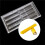 Plastics Chocolate Mold for 8-Cavity Long Half-Cylinder Candy and Chocolate Bars 2
