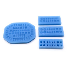 1Set Professional Silicone Lab Maxillofacial Formwork Teeth Former Mould for Dental Lab & Facial Restoration