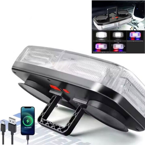 Multifunction Magnetic Flashing Warning Light Portable Work Lamp Rechargeable Mobile Emergency LED Torch Light 1