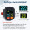 GFCI Outlet Tester, 3 Prong Receptacle Tester Voltage Display with LCD Screen Eu Plug 2