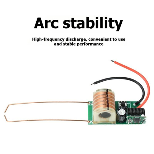 3.7V to 15KV Remote Control ARC Igniter Module High Voltage Generator Boost Coil Converter Arc Discharge Module 1