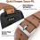 Replacement Strap for  CIRQA, Quick Release Integrated Cover Watch Band Black 5
