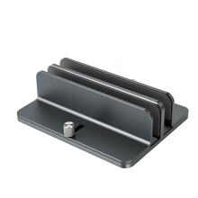 Vertical Laptop Stand, Dual Slot Adjustable Laptop Holder Laptop Stand Holder Organizer Laptop Docking Station Stand