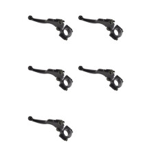 5X Motocykl Czarny Lewy Uchwyt Hamulca Sprzęgła Dźwignia Okoń dla CRF XR 80100 CRF80 XR200 SSR 125Cc
