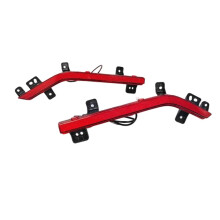 1 Par de Refletor de Bumper Traseiro LED Luz de Freio de Advertência para  Deepal S7 S07 2023-2024 Refletor de Luz de Sinalização