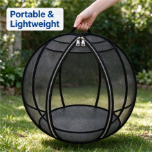 360 - Rotating Cat Climbing Outdoor Cat Cage Foldable Mesh Climbing Rack Outdoor Pet Rolling