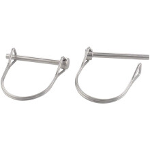 2 Pcs Tiny Safety Coupler Pin 3/16" X 1.97", Marine Grade Stainless Steel Shaft Locking Pins for Quick Release