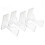 2 Pair Baseball Bat Holder Clear Acrylic Baseball Bat Wall Mount Bat Holder for Wall 1