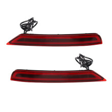 Rear Bumper Reflector Tail Brake LED Lights Rear Fog Lights W/ Sequential Blink Turn Signal for Forester 08-2018