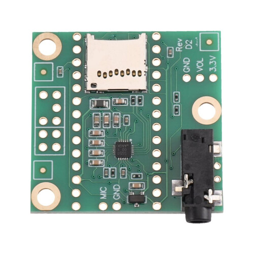 SGTL5000 Codec Audio Shield for Teensy 4.0, I2S Stereo Audio Evaluation Breakout Board for Hi-Fi DAC Projects