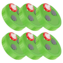 6Pcs Wide Mouth 86mm Mason Jar Mushroom Cultivation Lid with 0.22μm PTFE Filter and Rubber Stopper Airtight