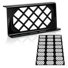 24 Pcs Card Risers for Display Case, Black Trade Card Risers Display Case Risers for Trading Card, Display Stand