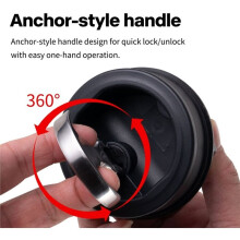 316 Stainless Steel Anchor Handle Lid Lock, 360 Rotation Twist Lock for Marine Deck Hatch, Yacht Embedded Accessories A