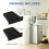 Wall Protector Behind Trash Can for Heavy Duty Trash Can,4Pcs Garbage Can Bumper, Wall Spacer Garbage Bin Wall Protector 6