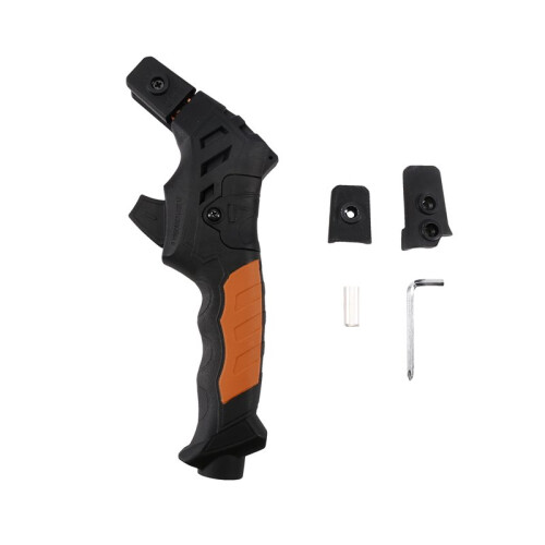 600A Welding Stinger Ergonomic Electrode Holder with Self-Locking Copper Jaw, 3 Angles