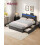 VASAGLE VASAGLE King Size Bed Frame with LED Lights, Underbed Storage Drawers 2