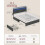VASAGLE VASAGLE King Size Bed Frame with LED Lights, Underbed Storage Drawers 5