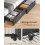 VASAGLE VASAGLE King Size Bed Frame with LED Lights, Underbed Storage Drawers 7