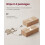 VASAGLE VASAGLE King Size Bed Frame with LED Lights, Underbed Storage Drawers 9
