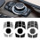 Car Console IDrive Multimedia Control Button Cover NAV-CD for  1 3 5 Series X5 X6 E90 E60 E63 E70 E71 65829231116 C 3