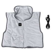 USB-Beheizbare Weste für Damen und Herren, 3 Heizstufen, Waschbare, Weiche Fleece-Heizweste für Den Winter und Outdoor-Aktivitäten