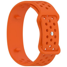 Sport Bands for Hume Band 2.0 Smatwatch Replacement Strap Ultra Breathable Perforated Silicone Band Orange