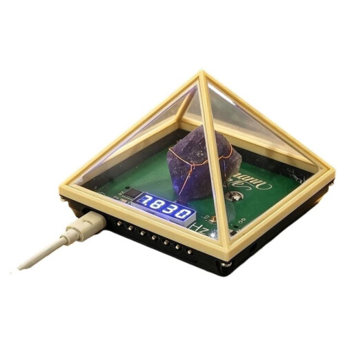 7.83Hz Schumann Generator Pyramid-Shaped Frequency Generator, 7 Modes Schumann Resonance Wave Generator, Meditation 1
