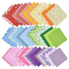 70 Stuks Voorgesneden Stof, Diverse Bedrukte Patchworkstoffen, Bundel voor Quilten, Naaiprojecten, Handgemaakte Poppen en Tasjes