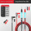Steel Needle Multimeter Test Probe Silicone Wire 20A Special Tip for SMD Component and Circuit Testing Leads Accessory 6