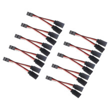 RC Servo Y Extension Cable 1 to 2 Splitter Male to Female 10cm for RC Helicopter Car Boat Model Accessories A