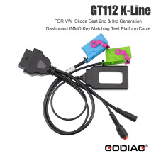 GODIAG GT112 K-Line, testplatformkabel, voor IMMO-sleutel en dashboard koppeling VW Skoda Seat 2e en 3e generatie