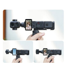 Vertical Camera Bracket for  Osmo Pocket 4P 3,L-Shaped Expansion Bracket Mount Adapter with 1/4 Screw Hole Cold Shoe