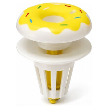 Cute Donut Shaped Push Type Deodorizing Drain Plug,Universal, Removable Drain Strainer for Bathroom Sink