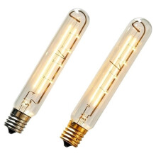 Lampadina per Frigorifero da 40 Watt, T20, Tubolare, Attacco E17, 40W 120V, Trasparente, per Segnaletica di Uscita, Confezione da 2
