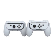 Game controller grips, 2 pieces, ABS, for handheld console, comfortable ergonomic control holder Compatible Switch Joy Handle Different
