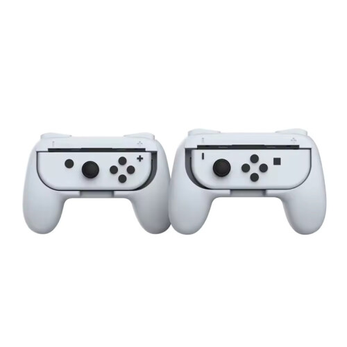 Game controller grips, 2 pieces, ABS, for handheld console, comfortable ergonomic control holder Compatible Switch Joy Handle Different