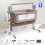 Babybed, opvouwbaar, khaki 1
