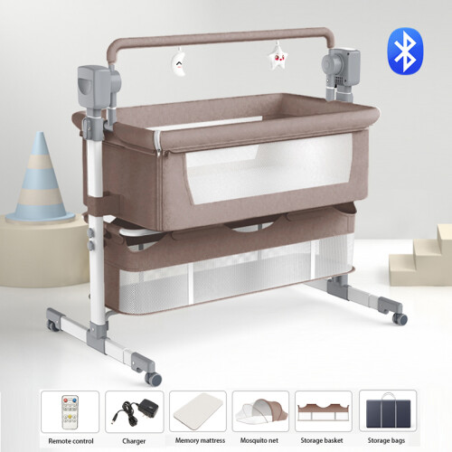 Babybed, opvouwbaar, khaki