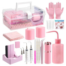 22Pcs Snow Globe Tumbler Making Kit, Complete Resin Tools Supplies Set with Storage Box for Handmade Tumbler
