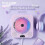 Wall-Mounted CD Player for English Learning Repeat Function Study Music Player with  5.3 Audio Player A EU Plug 4