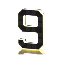 17CM Solar Powered Outdoor House Number Light Solar Lighted House Numbers for Outside for Yard Street Door Plate 9
