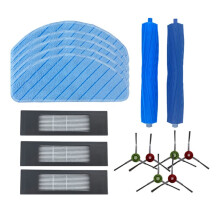 T9 AIVI+ Power Interieur Vervangingsonderdelen voor voor Deebot T9 MAX T9 AIVI HEPA-Filter Zijborsteldoek 16-Delige Set