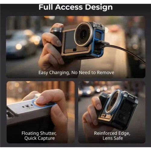 Fall Camera Cage Handheld Grip Kit All-in-One Bracket with Shoulder Strap Protective Frame for  OSMO Action 6 2