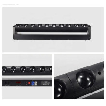 Professioneller Moving Head Beam Lichtstrahler, RGBW 4in1, DMX512, 12/48 Kanäle, für DJ Disco und Nachtclub