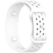 Sport Bands for Hume Band 2.0 Smatwatch Replacement Strap Ultra Breathable Perforated Silicone Band White