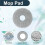 11 PCS Replacement Accessory Set, Compatible Compatible with  Robot Vacuum S20+ S20 /B108GL Main Side Brush Filter Mop 6