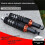 Electric Vehicle Rear Shock , Universal Shock for Motorcycle Modifications, Thickened Version 27cm 4