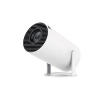 Portable projector, 4K support, with WiFi, up to 130 inch, home outdoor theater white, HDMI USB Proyector 5g Compatible Con Proyecta