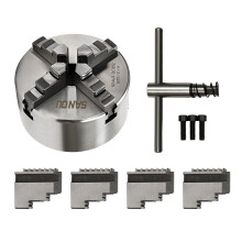 Selbstzentrierendes 4-Backen-Spannfutter, 80 mm, 3000 U/min, für CNC- und Fräsmaschinen